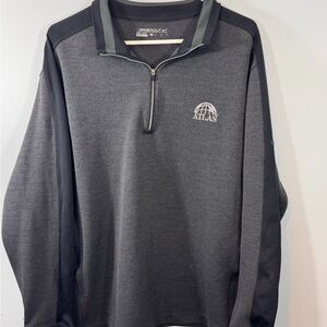 Nike Golf Gray and Black Dri-FIT Pullover Size XL